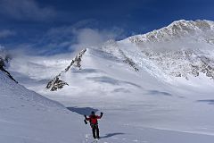 14A Jerome Ryan With Branscomb Glacier, The Way To High Camp And Branscomb Peak On Day 5 At Mount Vinson Low Camp.jpg